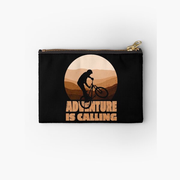 Item preview, Mountain Bike adventure is calling cyclist Trail Road vintage retro designed and sold by TNwandesignart.