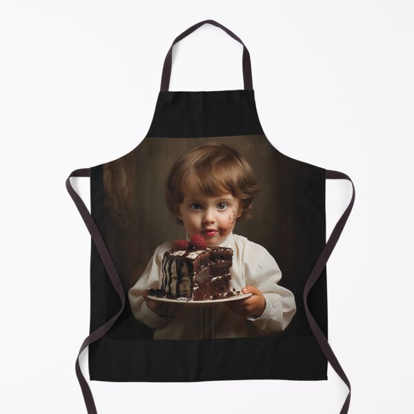 Item preview, child and chocolate cake designed and sold by d-d-deco.