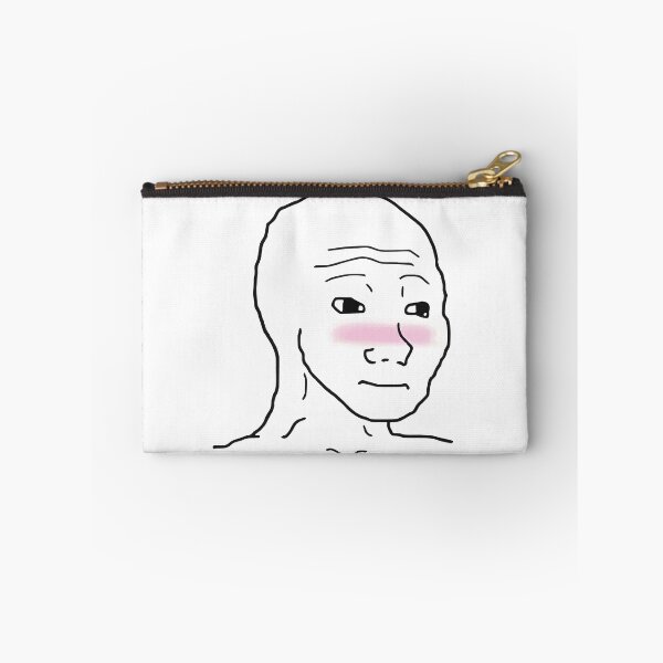 Item preview, Wojak Blushing Feels Guy Meme Shy designed and sold by CarpeDiem96.