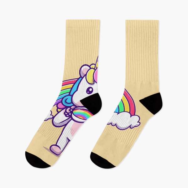 Item preview, Unicorn's Coffee Break: Cute Unicorn Enjoying Coffee with Rainbow Cartoon Vector Illustration designed and sold by hjian8219.