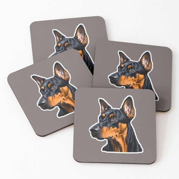 Item preview, natural ear doberman designed and sold by MGArtiste.