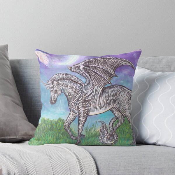 Item preview, Dragon Zebra with Owl Bird Friend designed and sold by Stephanie Small.