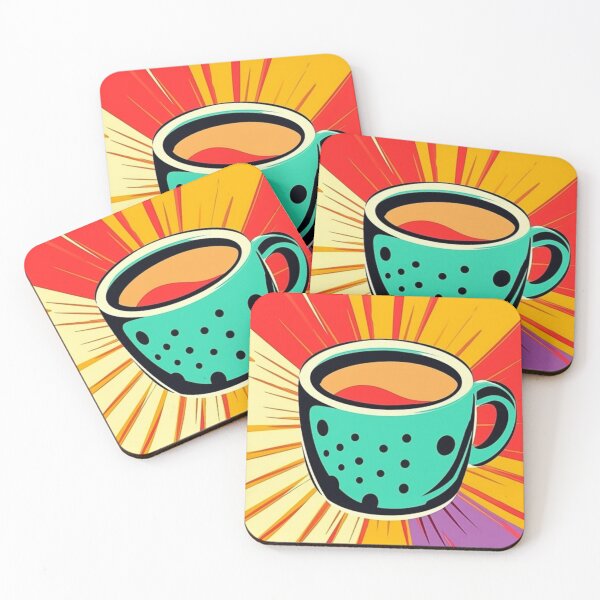 Item preview, Pop art cup of coffee designed and sold by bigmoments.