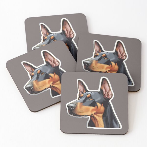 Item preview, natural ear doberman designed and sold by MGArtiste.