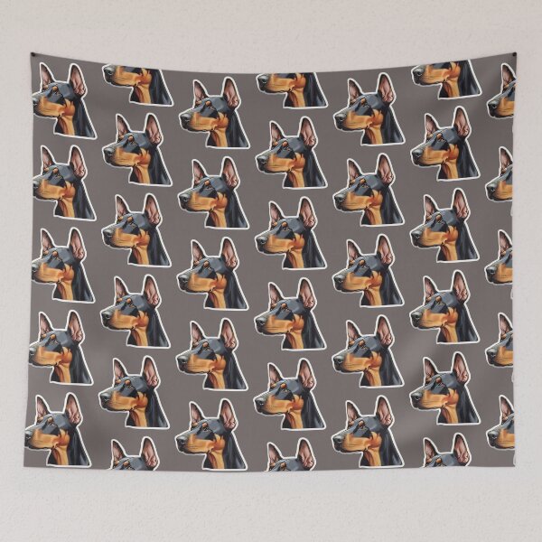 Item preview, natural ear doberman designed and sold by MGArtiste.