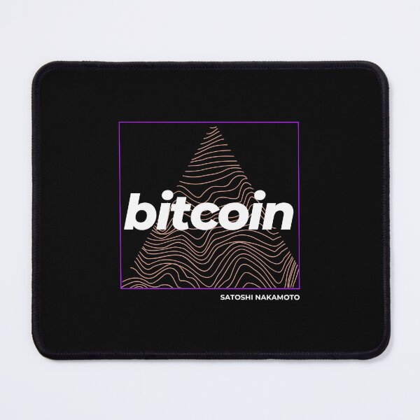 Item preview, Bitcoin- Satoshi Nakamoto, Topography Pattern designed and sold by WhitepaperStyle.