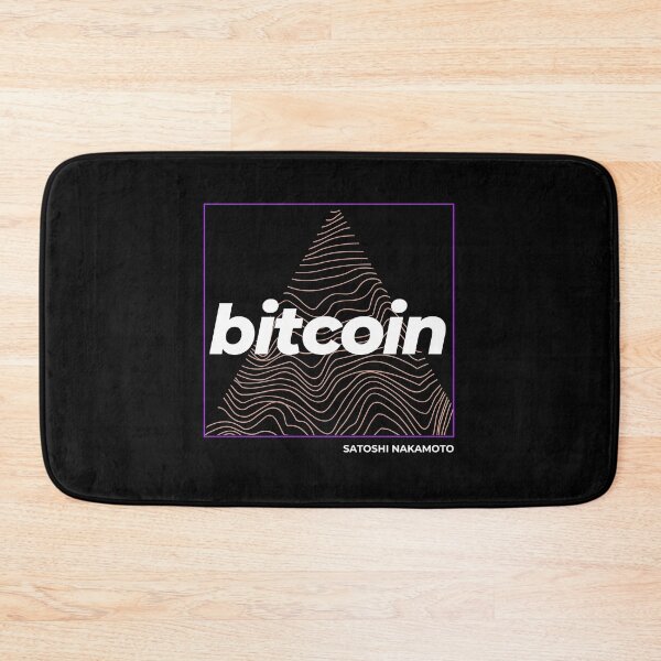 Item preview, Bitcoin- Satoshi Nakamoto, Topography Pattern designed and sold by WhitepaperStyle.