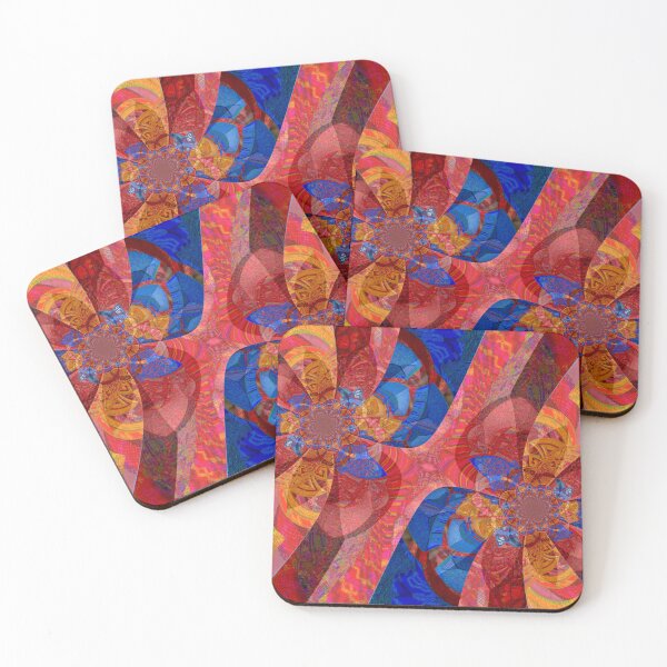 Item preview,  BLUE RED YELLOW  ABSTRACT PAINTING NATIVE AMERICAN  TRIBAL  ART PATTERN  designed and sold by Ralek.