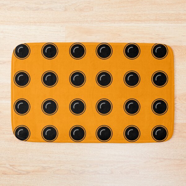 Item preview, Orange background circle dot pattern  designed and sold by NAGNE.