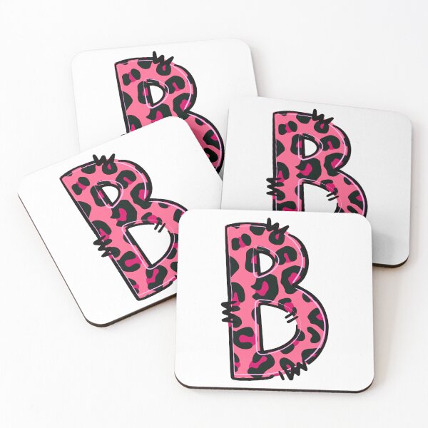 Item preview, Letra B "Leopardo Rosa" designed and sold by SchokoGoth.