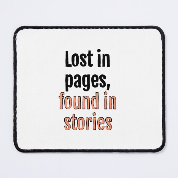 Item preview, Lost in pages, found in stories designed and sold by QuotopiaThreads.
