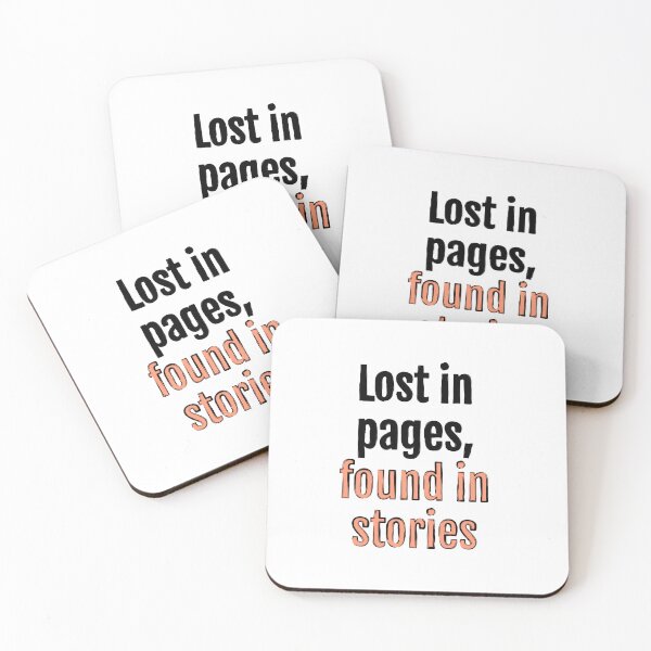 Item preview, Lost in pages, found in stories designed and sold by QuotopiaThreads.