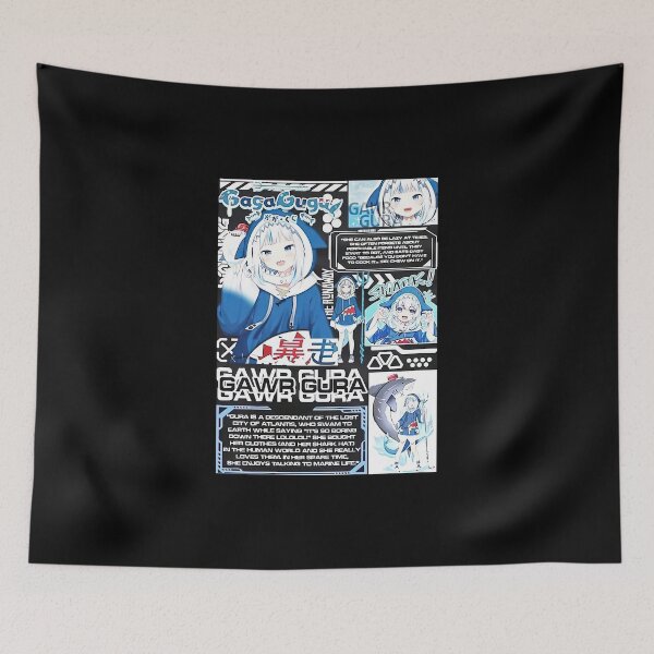 Item preview, Gawr Gura Anime designed and sold by eckstromvan.