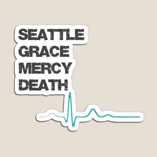 Aperçu de l'œuvre Seattle Grace Mercy Death créée et vendue par Hannah Moskowitz.