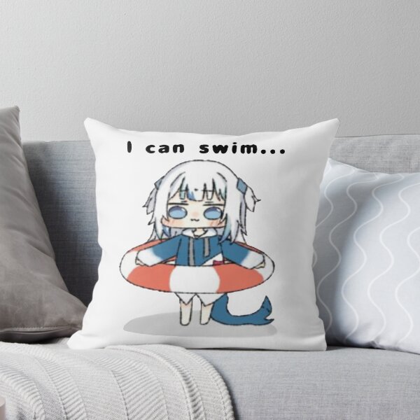 Item preview, Gawr Gura can swim designed and sold by eckstromvan.