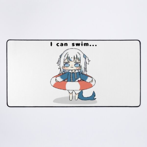 Item preview, Gawr Gura can swim designed and sold by eckstromvan.