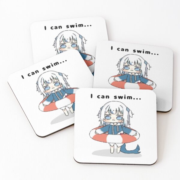 Item preview, Gawr Gura can swim designed and sold by eckstromvan.