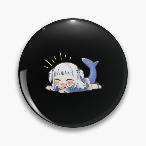 Item preview, Gawr Gura Chibi Hololive designed and sold by eckstromvan.