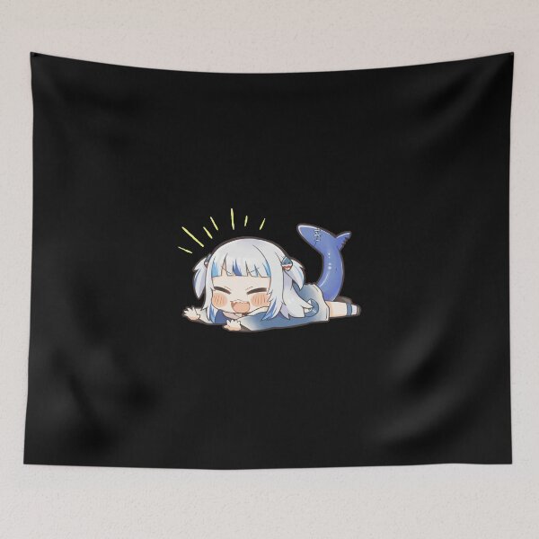 Item preview, Gawr Gura Chibi Hololive designed and sold by eckstromvan.