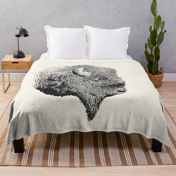Item preview, Bison portrait designed and sold by Guardi71.