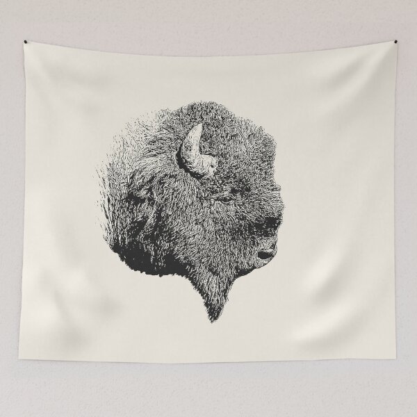 Item preview, Bison portrait designed and sold by Guardi71.