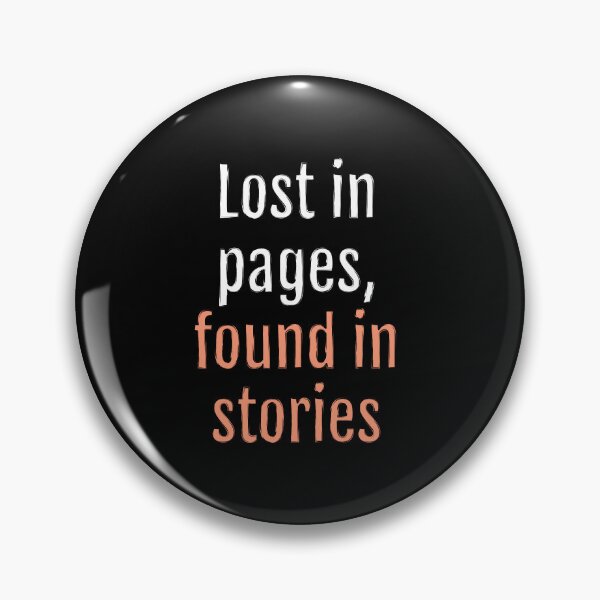Item preview, Lost in pages, found in stories (Black Edition) designed and sold by QuotopiaThreads.