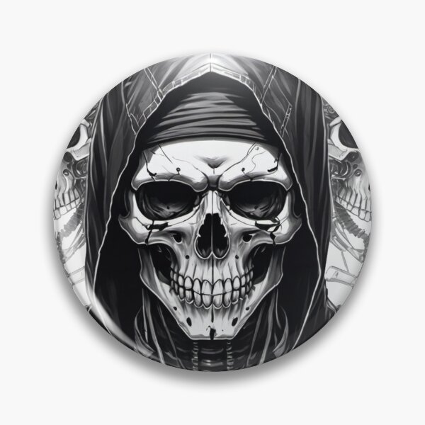Item preview, Skull with bandana and reapers  designed and sold by Elegant Edge.
