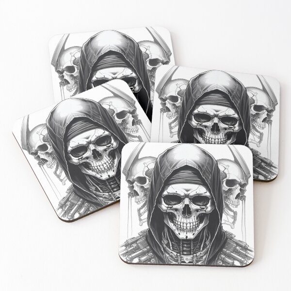 Item preview, Skull with bandana and reapers  designed and sold by Elegant Edge.