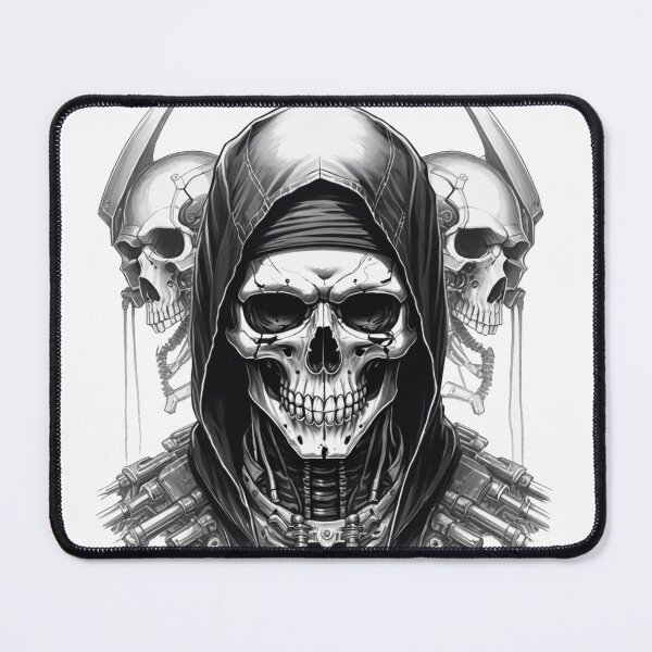 Item preview, Skull with bandana and reapers designed and sold by Elegant Edge.
