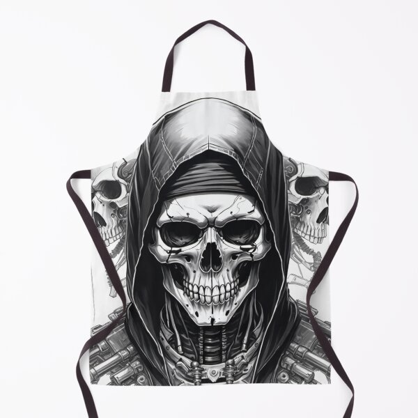 Item preview, Skull with bandana and reapers designed and sold by Elegant Edge.