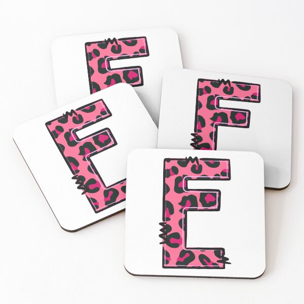 Item preview, Letter E "Pink Leopard" designed and sold by SchokoGoth.