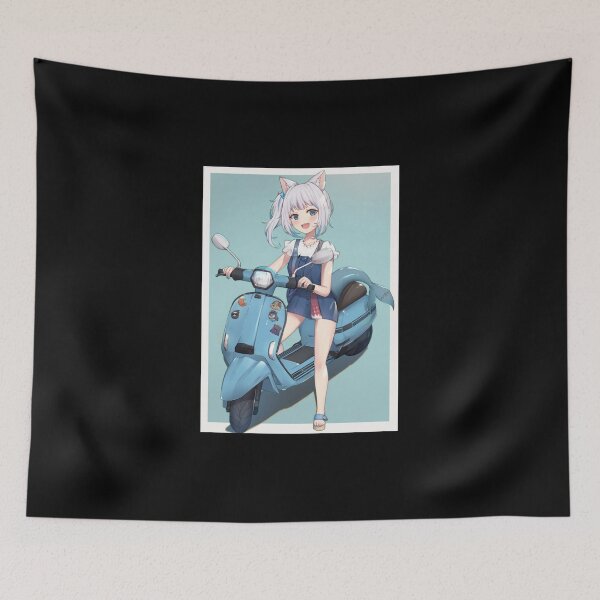 Item preview, Gawr gura motorbike designed and sold by eckstromvan.