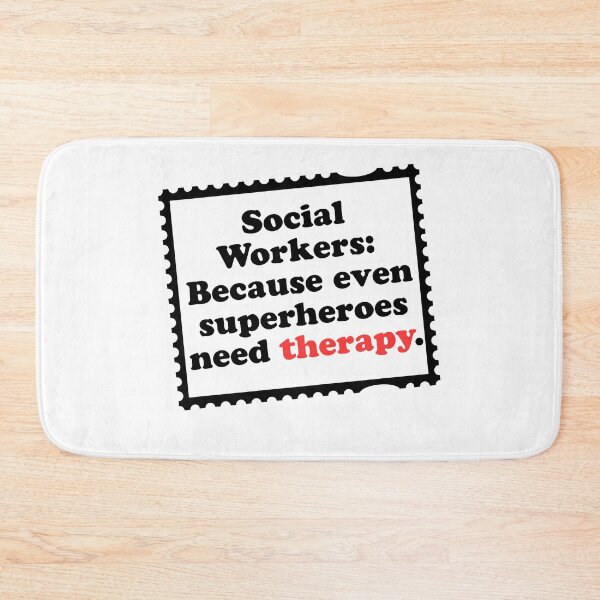 Item preview, Social Workers: Because even superheroes need therapy designed and sold by MNSDesignHub.