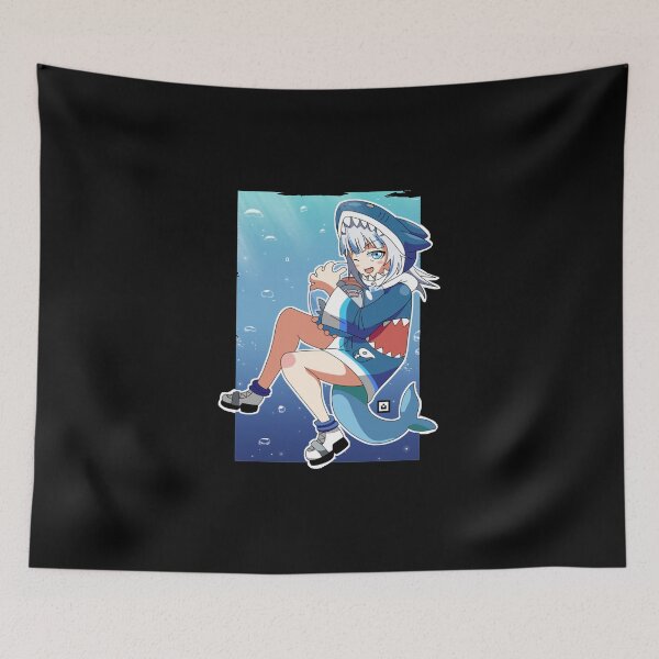 Item preview, Gawr gura nd Blue shark designed and sold by eckstromvan.