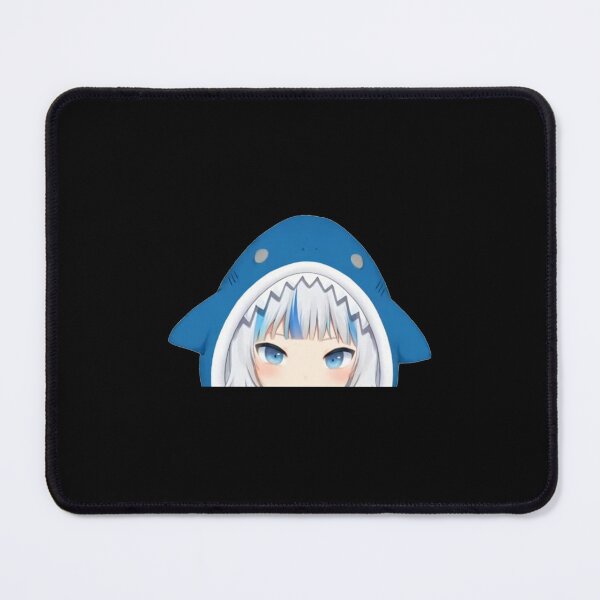 Item preview, Gawr Gura peeker - Hololive designed and sold by eckstromvan.