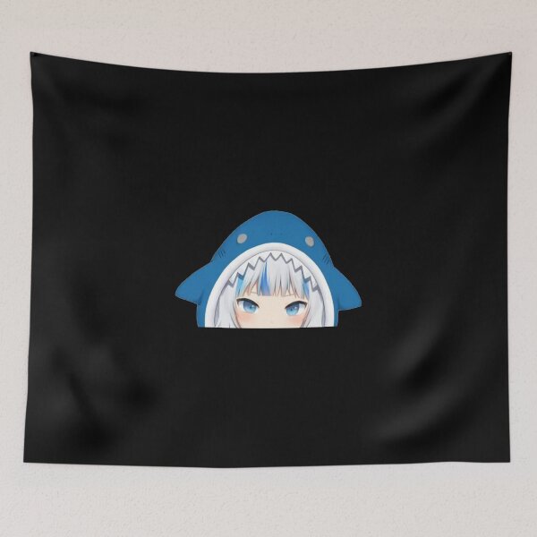 Item preview, Gawr Gura peeker - Hololive designed and sold by eckstromvan.