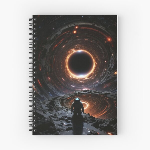 Item preview, Outer space, black hole, astronaut, outer, immensity, science fiction designed and sold by Chemikal1993.