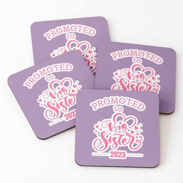 Item preview, Promoted to big sister 2023 hearts and white outline designed and sold by Lady-Frost.