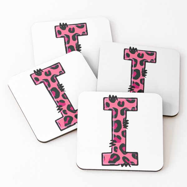 Item preview, Letter I "Pink Leopard" designed and sold by SchokoGoth.