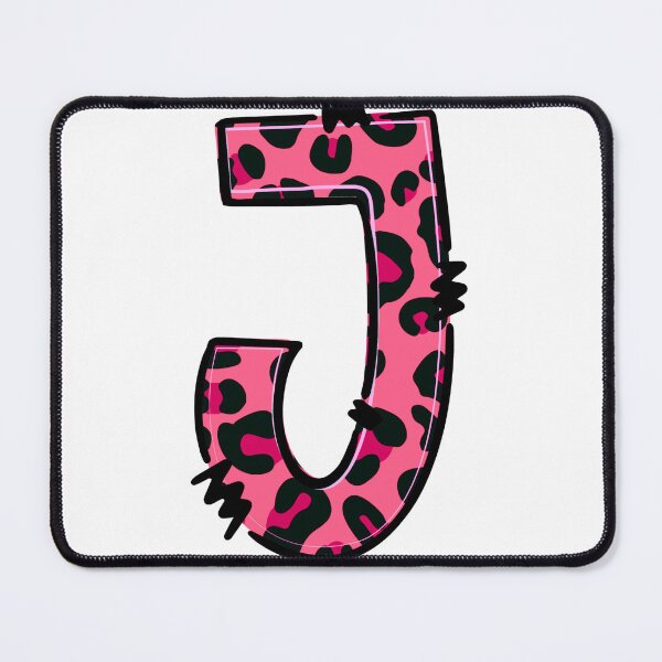 Item preview, Letter J "Pink Leopard" designed and sold by SchokoGoth.