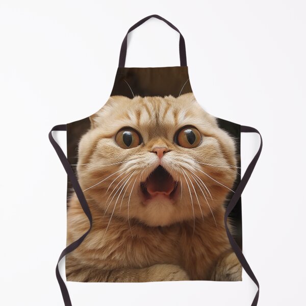 Item preview, Cute surprised cat designed and sold by SameeraDammeyer.