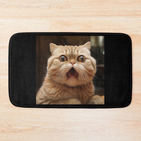 Item preview,  Cute surprised cat designed and sold by SameeraDammeyer.