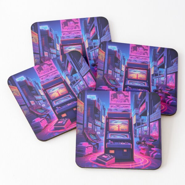Item preview, retrowave Arcade designed and sold by lesviedonald.