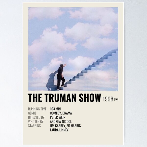 The Truman Show (1998) Movie Poster Poster