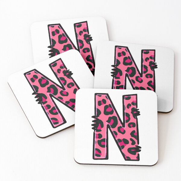 Artikelvorschau, Buchstabe N "Pink Leopard" entworfen und verkauft von SchokoGoth.
