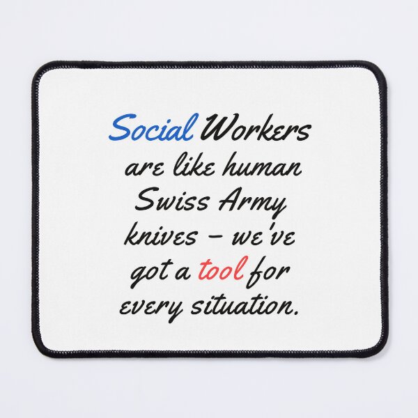 Item preview, Social Workers Funny Saying designed and sold by MNSDesignHub.