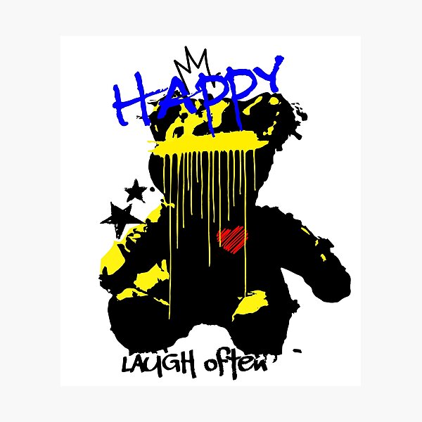 Item preview, Happy Baby Bear: Laugh Often designed and sold by FineDesignARCH.