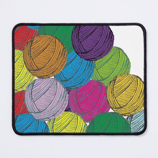 Item preview, A colourful, joyful pile of yarn/wool for all things knitting, crochet and weaving designed and sold by size3art.