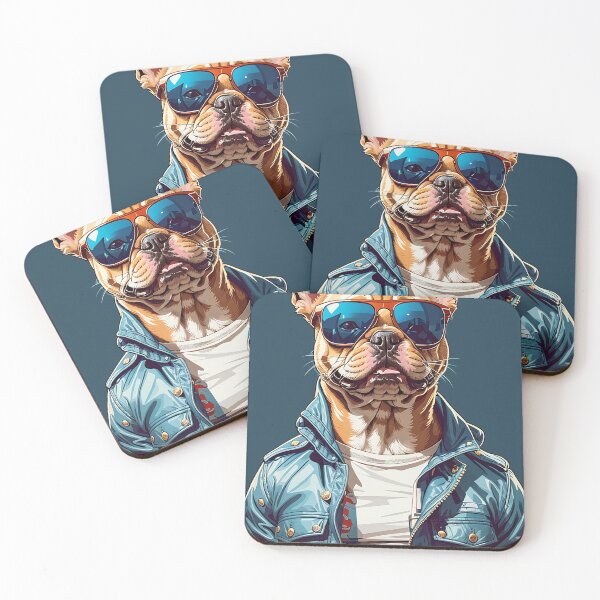 Item preview, Unique Cool French Bulldog Art Print - Trendy Frenchie Decor designed and sold by FuroAI.