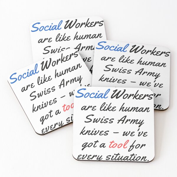 Item preview, Social Workers Funny Saying designed and sold by MNSDesignHub.